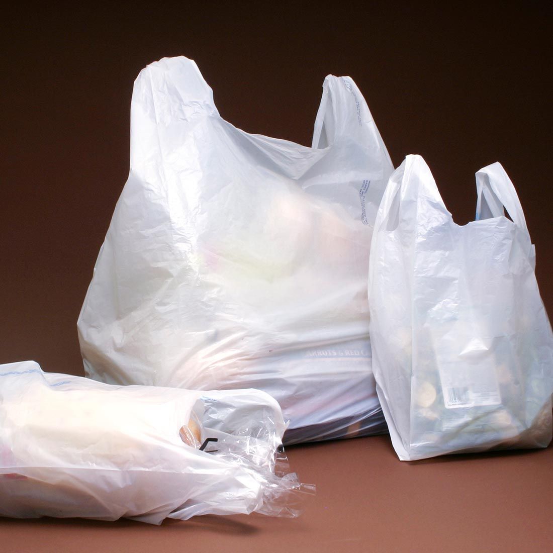 14X10X27 Plain White HD T-shirt bags / Merchandise Bags 500/cs| Prism Pak