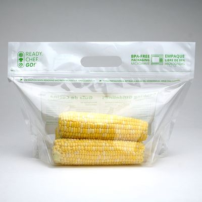 11.5" x 9.75" + 5.5"BG 2.5 mil Ready. Chef. Go! Microwavable Produce Pouch, 250/CS