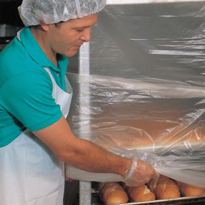 28" x 46" 1.5 mil LDPE Apron Embossed (White), 100/CS