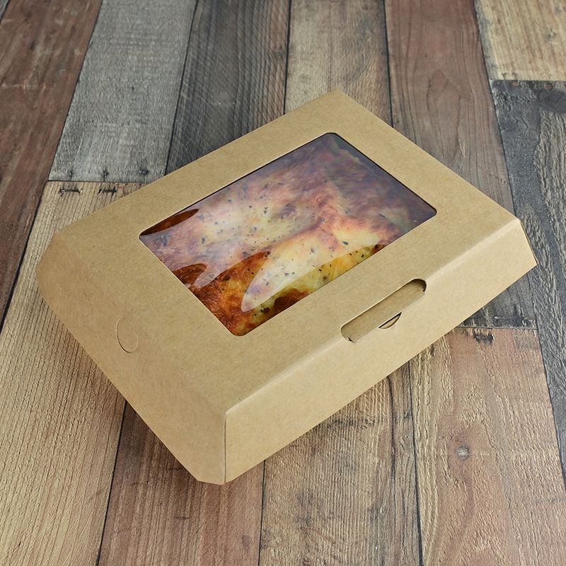 9.75" X 7.25" X 3.13" #ReadyFresh® To Go Container with Window (Large), 200/CS