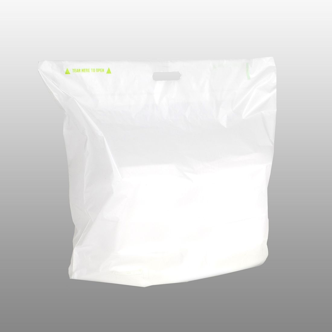 21" X 18" + 10"BG + 3.5"LP 1.5 mil Fast Take Tamper-Evident Carryout Bag (Printed), 250/CS