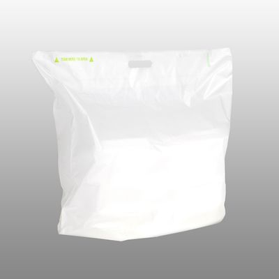 21" x 18" + 10"BG + 3.5"LP 1.5 mil Fast Take® Tamper-Evident Carryout Bag, Printed, 250/CS