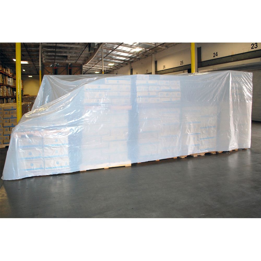 16ft X 100ft Clear Low Density Polyethylene Tarp 4 mil /RL| Prism Pak