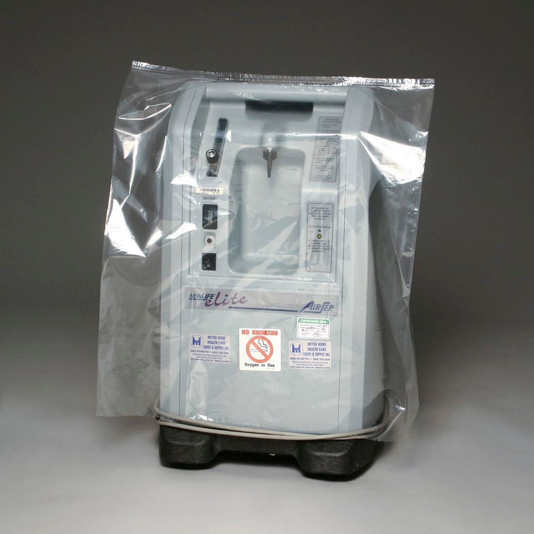 22 X 16 X 58 Low Density Equipment Cover on Roll -- Concentrators/Ventilators/LOX System 1 mil /RL| Prism Pak