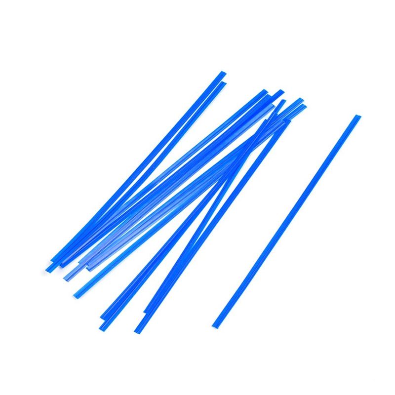 5" Paper Covered Bag Tie -- Blue, 10000/CS