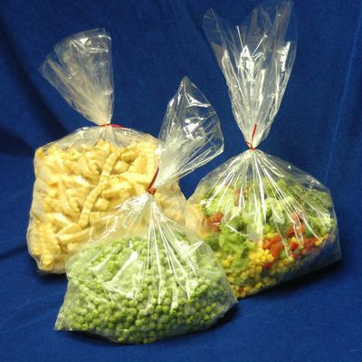 8" x 3" x 15" 0.8 mil Polypropylene Co-Extruded Side Gusset Bag SKU P8G08315