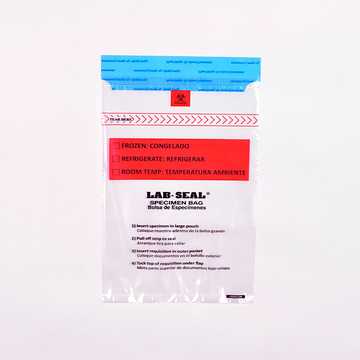 Specimen Bags Lab SealÃ‚Â®Tamper-Evident with Removable Biohazard Symbol| Prism Pak
