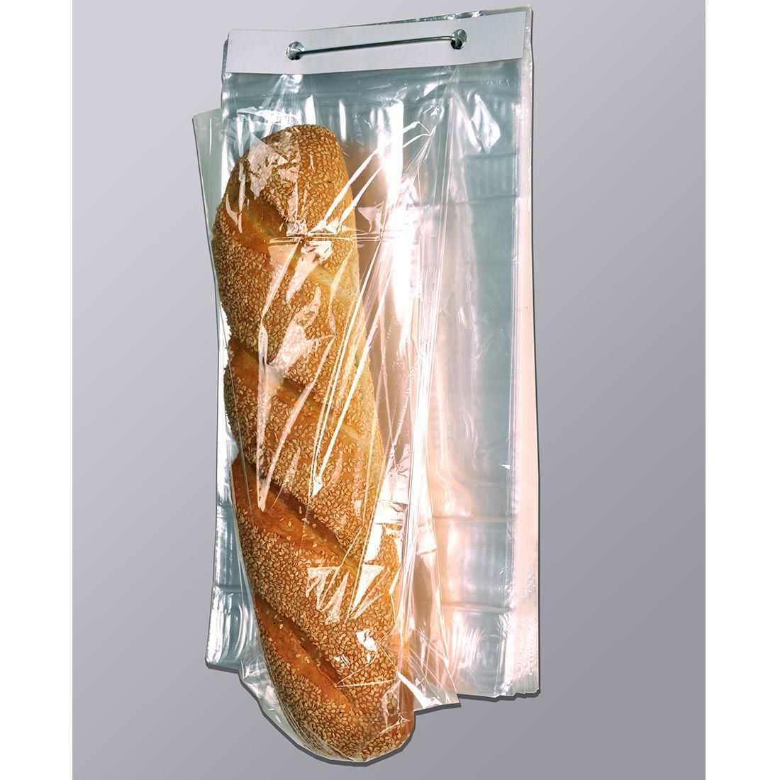 9 X 14 + 4 BG + 1 1/2 LP Polypropylene Co-Extruded Bottom Gusset Bag on Wicket Dispenser 1 mil 1,000/cs| Prism Pak