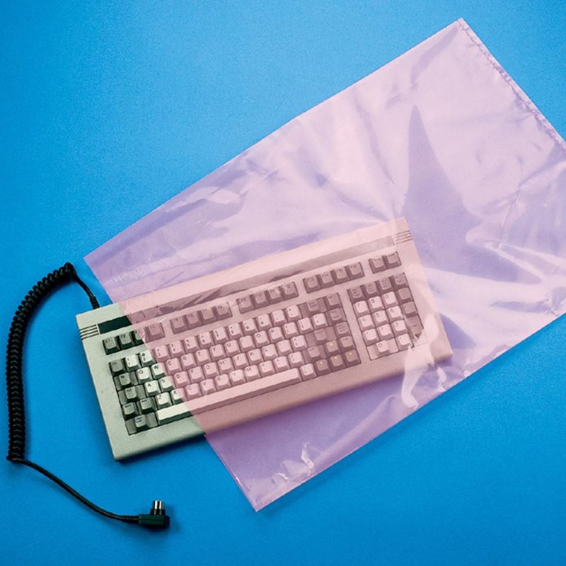 10" x 14" 6 mil Pink Anti-Static Bag, 500/CS