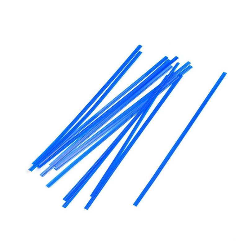 5" Plastic Covered Bag Tie -- Blue, 10000/CS