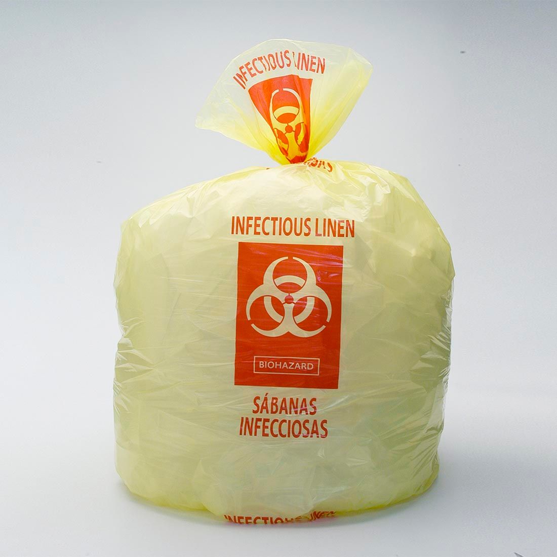 33 gal.Yellow Infectious Linen Liner High Density| Prism Pak