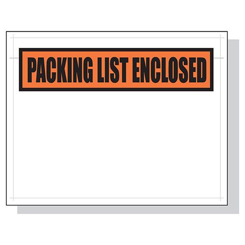 Packing List Envelopes  7X5.5 1000/Case