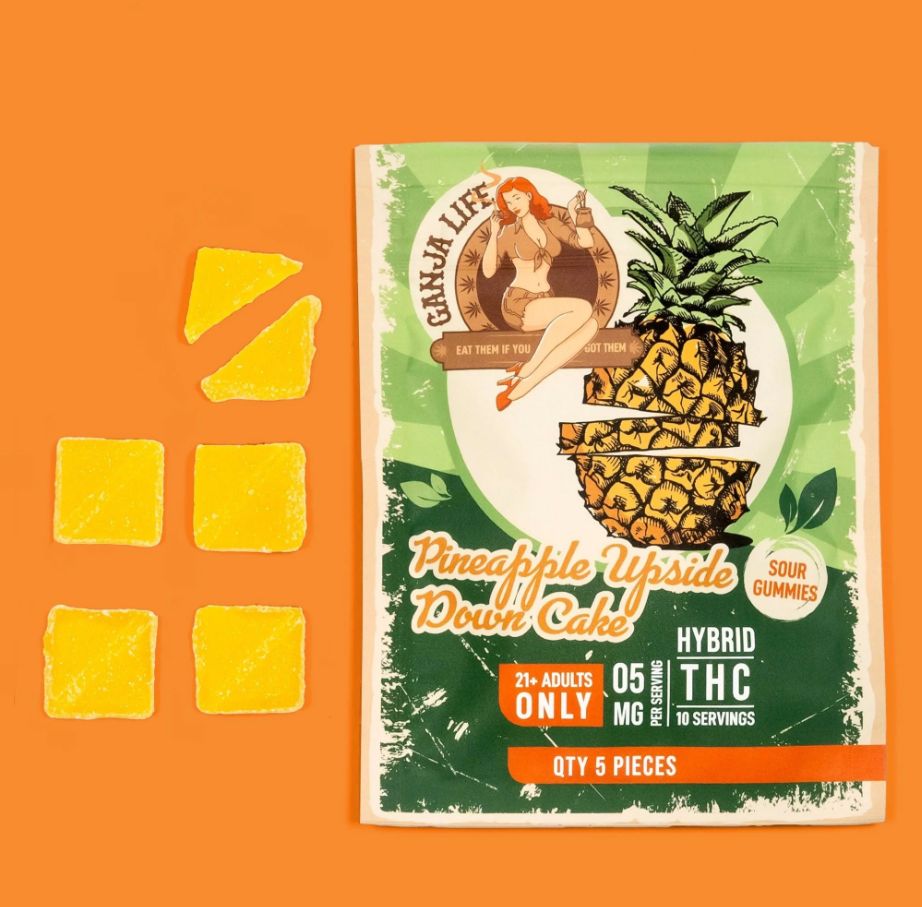 Pineapple Upside Down Cake - Hybrid THC Gummies