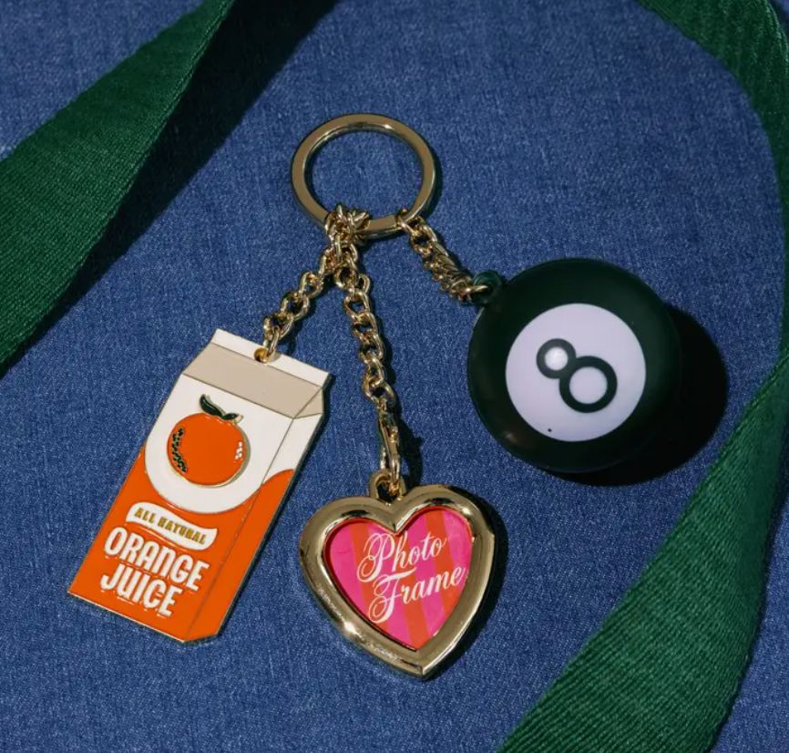 Fidget Keychain, Orange Juice