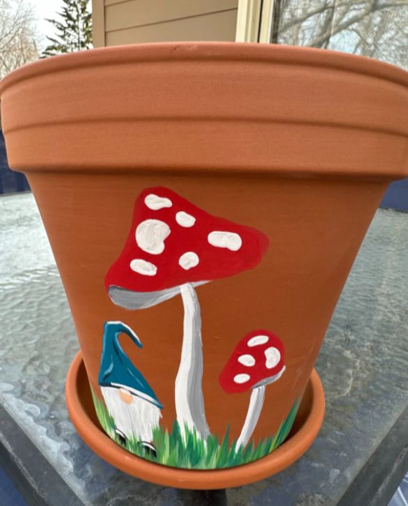 Hand Paint a Flowerpot - July 25th