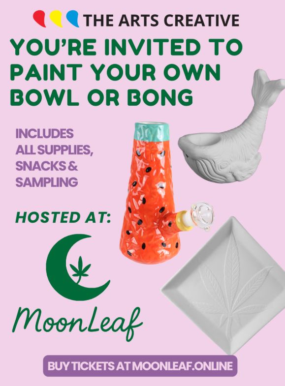Ceramic Bong &amp; Pipe Painting Workshop - June 23rd
