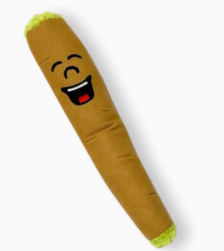 B the Blunt, Stuffed Dog toy