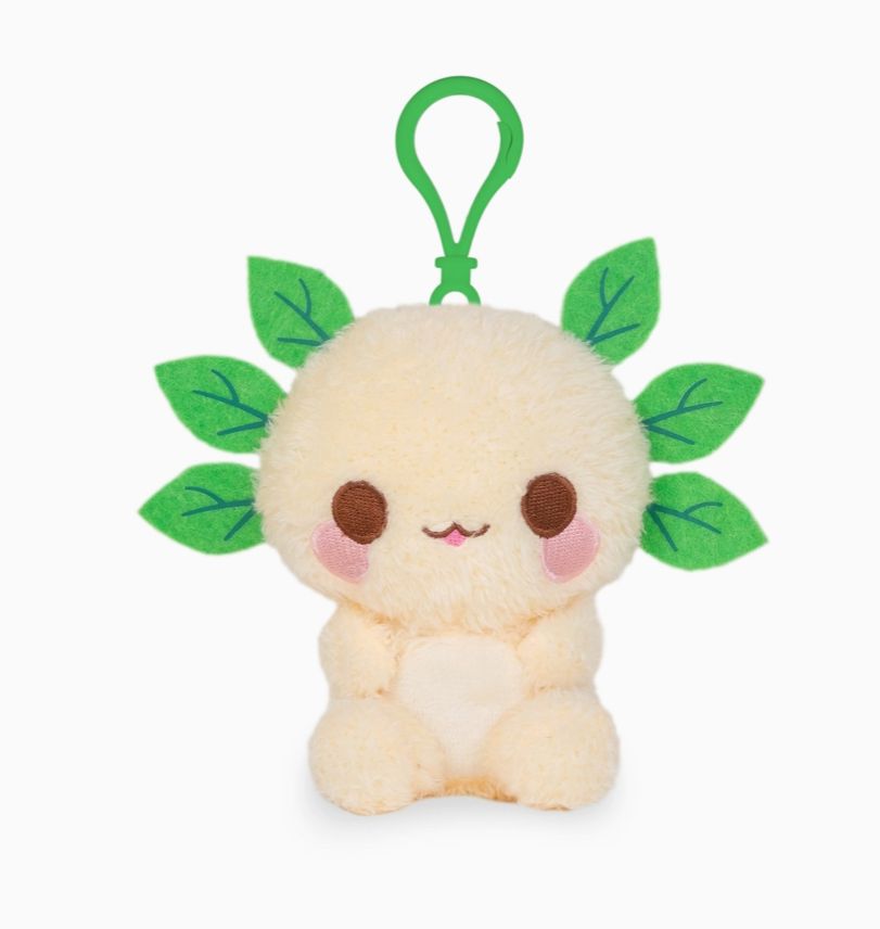 Cute Leafy Botanical Axolotl Bag Charm