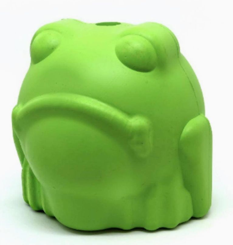 Bull Frog Dog Chew Toy &amp; Treat Dispenser