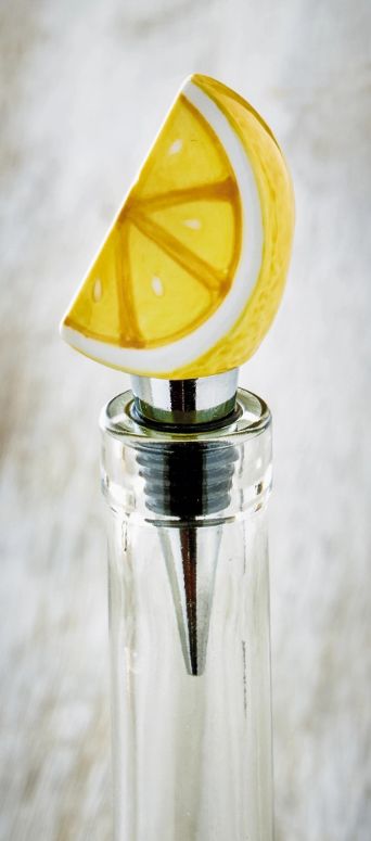 Lemon Bottle Stopper