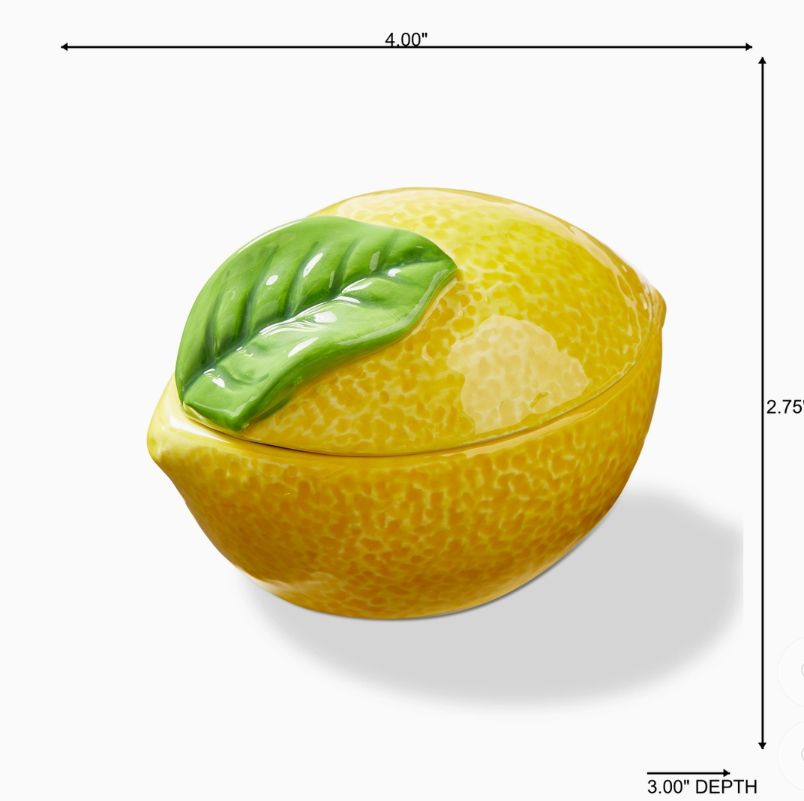 Lemon Trinket Dish