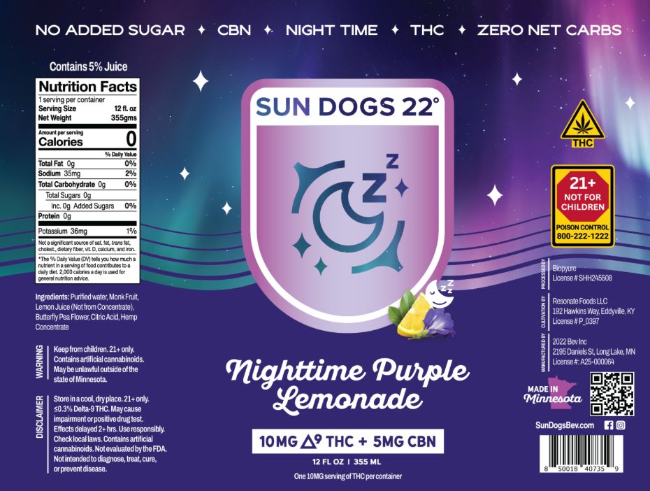 Sundogs - Purple Lemonade 10MG Sundogs - Purple Lemonade 10MG