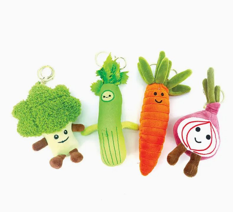 Plush Veggie Bag Charm Plush Veggie Bag Charm