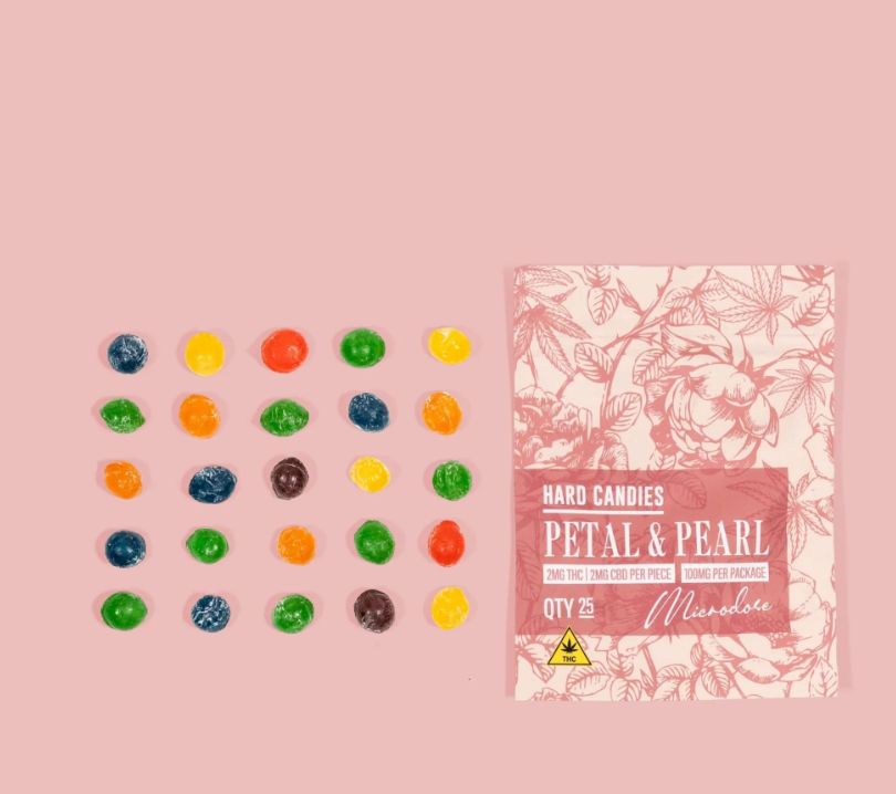 Petal &amp; Pearl Hard Candies - CBD + THC