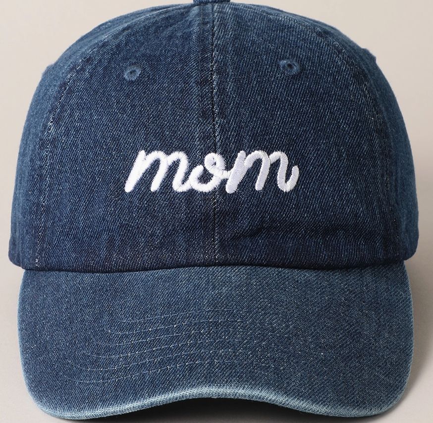 Mom Embroidery Caps Mom Embroidery Caps