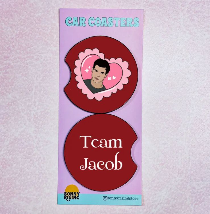 Car Coasters, Team Jacob Car Coasters, Team Jacob