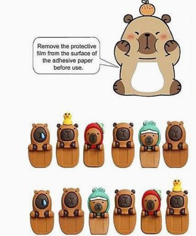 Capybara Phone Decor - Mystery