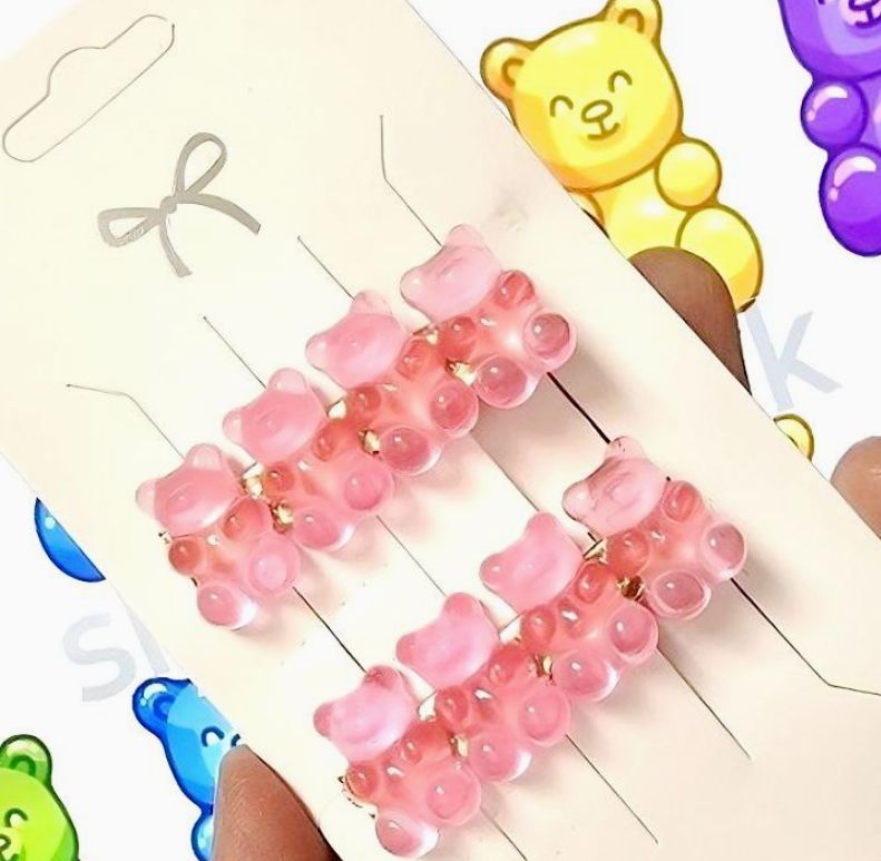 Gummy Bear Hair Clips