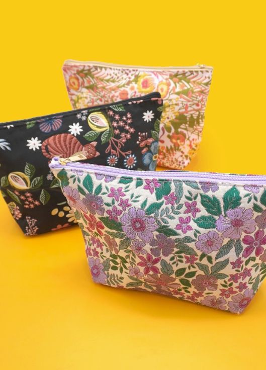 Makeup Bag - Embroidered