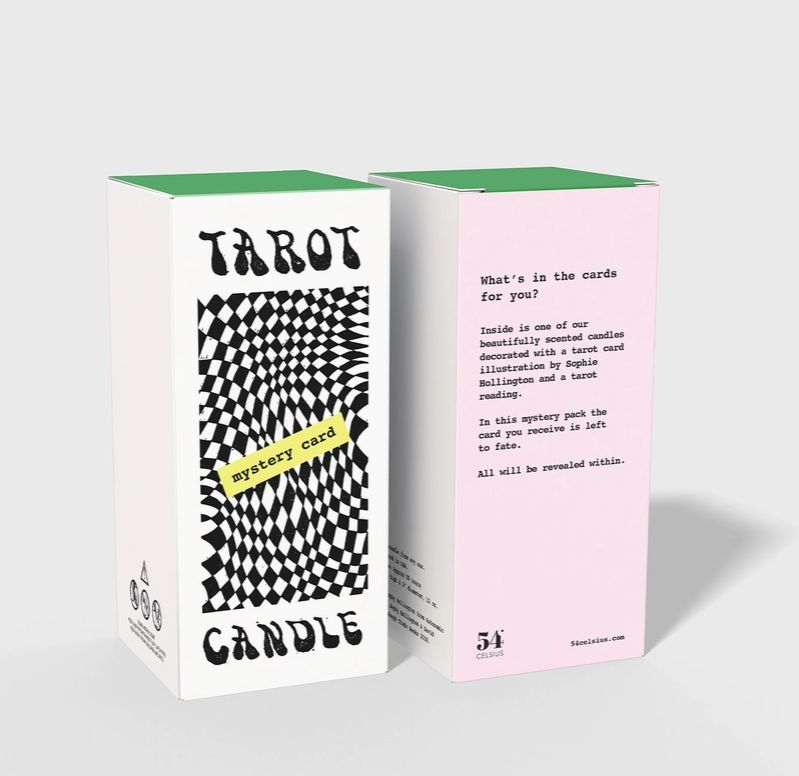 Tarot Card Mystery Candle