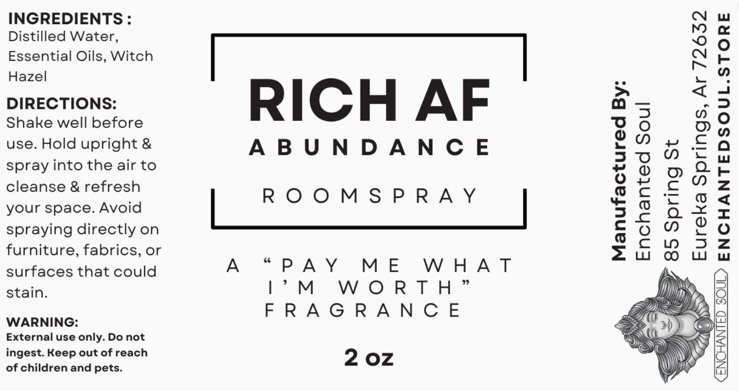 Rich AF - Abundance Room Spray Rich AF - Abundance Room Spray