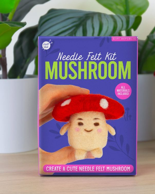 Mushroom Needle Felting Kit Mushroom Needle Felting Kit