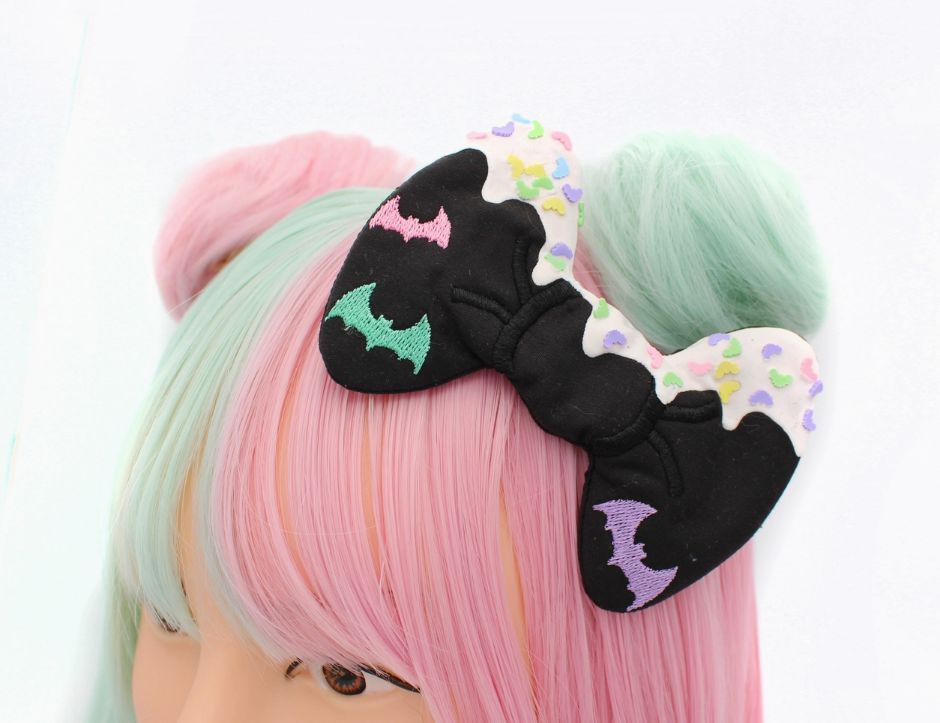 Hair Bow Halloween Cute