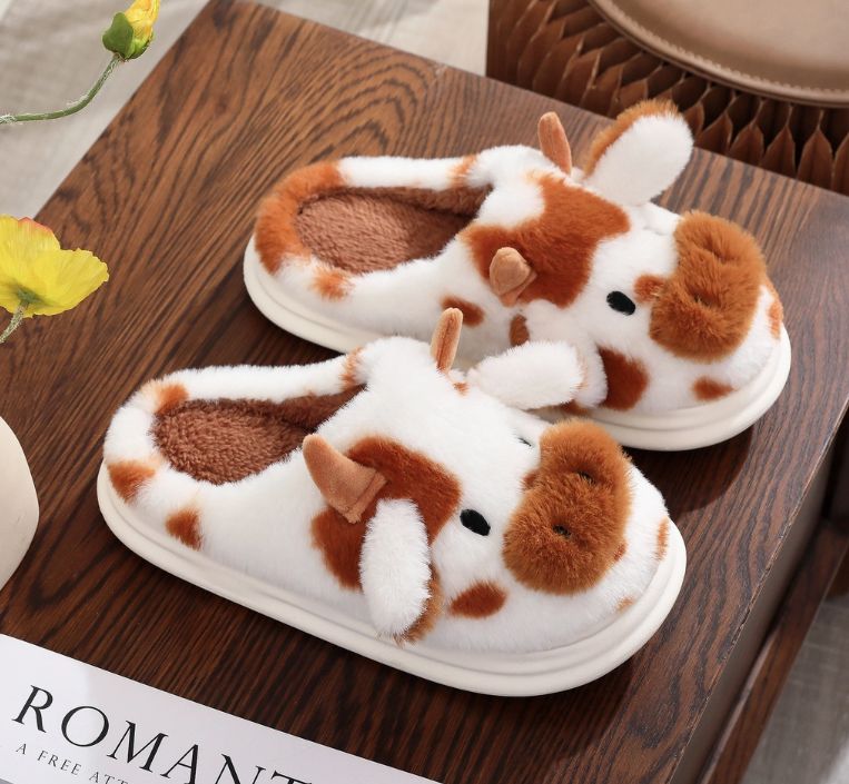 Cow Slippers