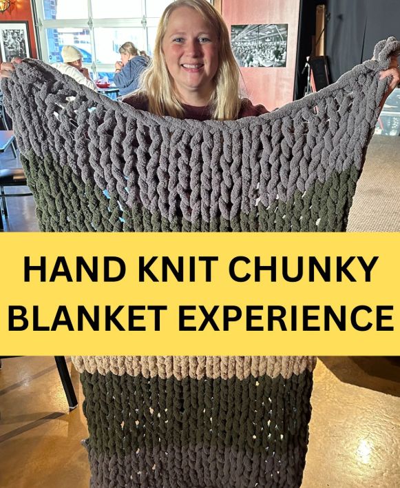 November 15 Hand Knit Chunky Blanket November 15 Hand Knit Chunky Blanket