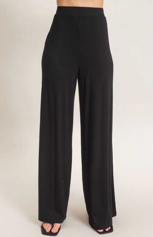 Wide Leg Elastic Pant