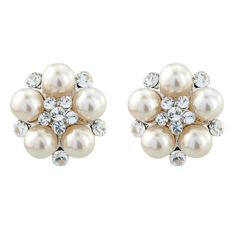 Classic Pearl Earrings - ivory