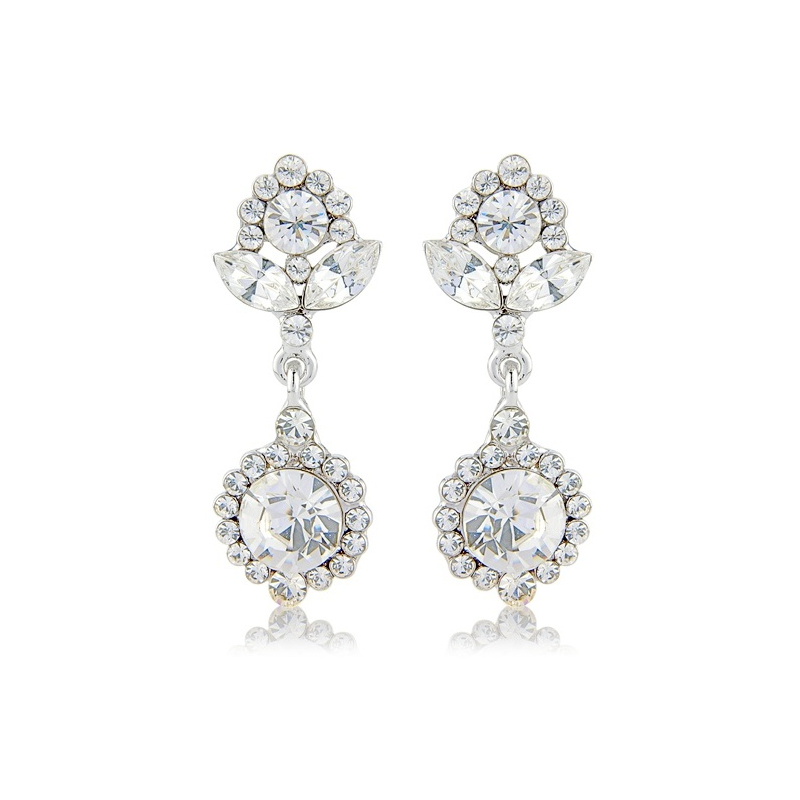 Crystal Chic Earrings - Clear