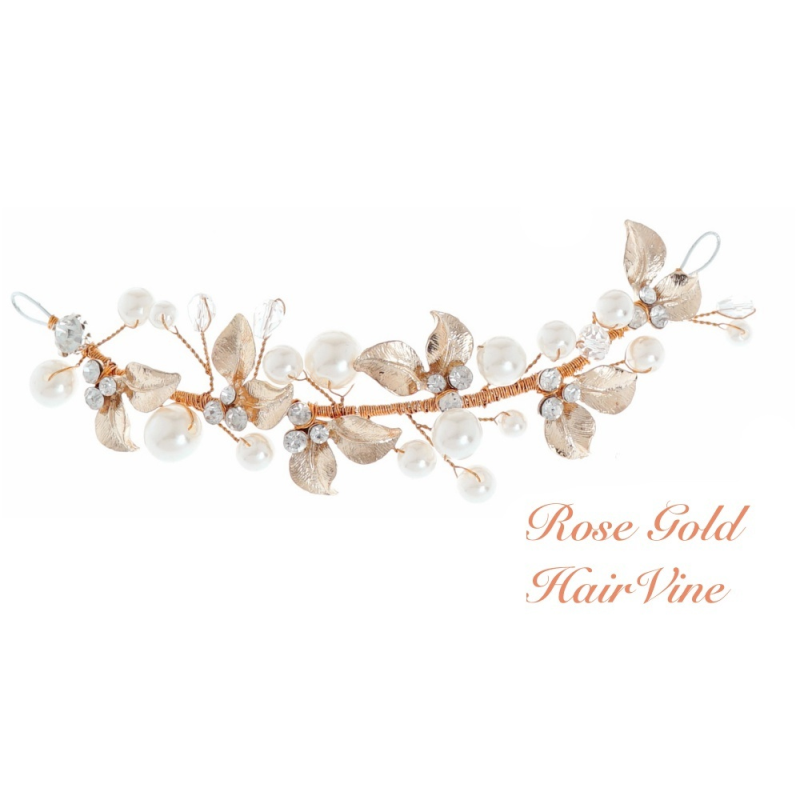 Mini Luxe Hair Vine - Rose Gold