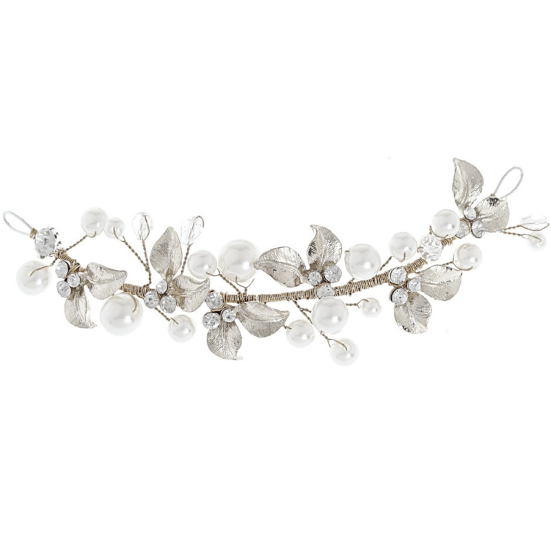 Mini Luxe Hair Vine - Silver