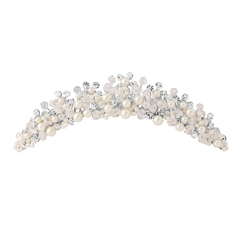 Marietta Luxe Pearl Tiara - SassB