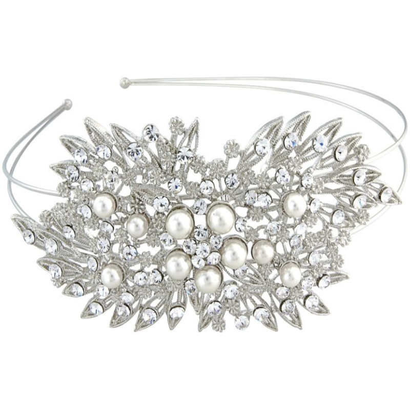 Elite Collection - Classic Extravagance Pearl Headband - Pearls