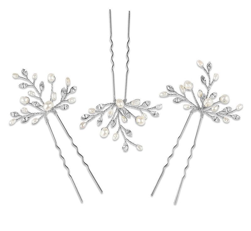Elizabeth Freshwater Pearl Hair Pins