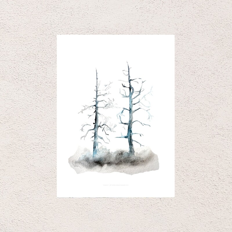 "Kelopuut" A6 kortti