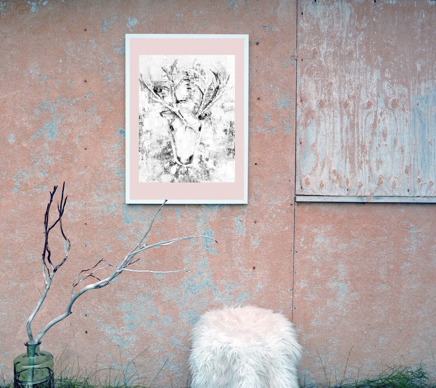 "Ailo mustavalkoinen" 30x40cm juliste