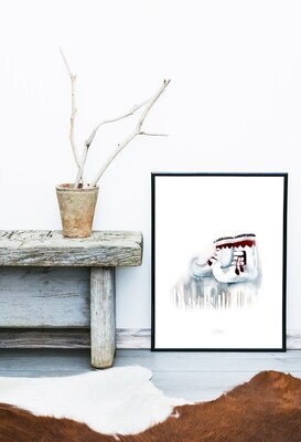 "Nutukkaat" 30x40cm juliste